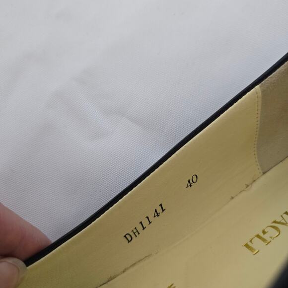 *NWOT Bruno Magli Womens Flat Shoes Loafer Patent Leather Black-40 US 8.5 Italy - Picture 7 of 8